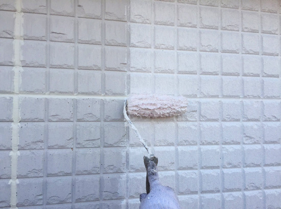 ALCパネル外壁の塗装