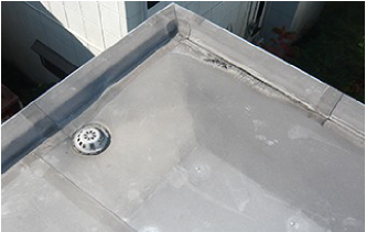 防水層を保護している表面の荒れ・色褪せ