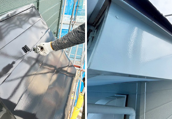 外壁以外も塗装します