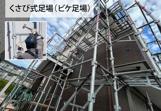 くさび式足場（ビケ足場）