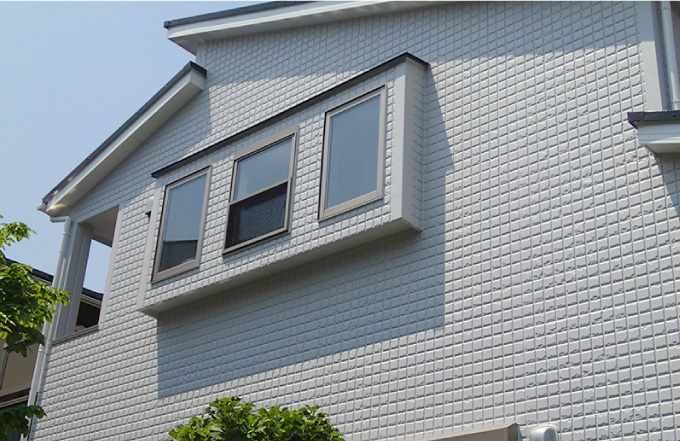 継ぎ目の多いALC外壁塗装も美しい仕上がりになりました