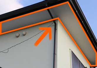 軒天、軒天上、軒裏