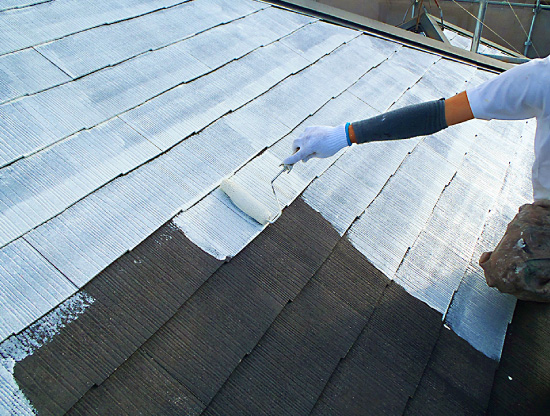 屋根塗装~下塗り~