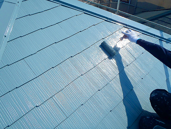屋根塗装~上塗り~